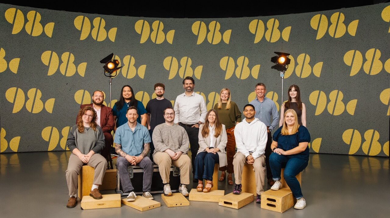 The 9/8 Central team on set